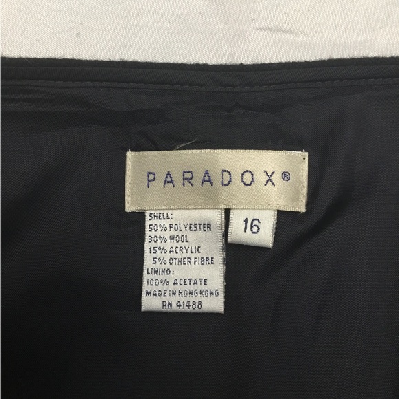 Paradox Black and Purple Maxi Skirt - Picture 6 of 12